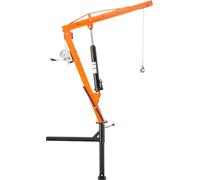 SucceBuy Grue hydraulique pour camionnette, capacité de levage de 500 lbs, pivotant à 360°, 3 capacités de flèche, pour la construction, la sylviculture, les travaux de levage en usine