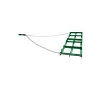 SucceBuy Herse Traînée 183x50cm Avec Barres et Chaîne 183cm Ajustement Flexible