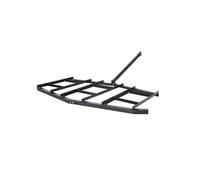 SucceBuy Herse Traînée 215cm Avec Barres Réglables Capacité 22,7kg Utilisation Facile