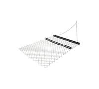 SucceBuy Herse Traînée à Chaîne 152x124cm Pour Tracteur VTT UTV Allée de Gravier Ferme