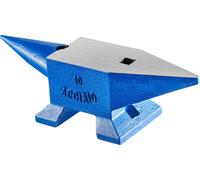 SucceBuy Horn Enclume 22LBS 10KG, longueur 360mm, portable robuste en fonte Blacksmith Enclume, outil de forgeage stable d'établi, bleu