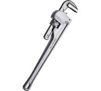 SucceBuy Jeu de 3 pinces à tuyaux, 10" 14" 18" aluminium, réglables pour la plomberie, mâchoire très résistante, poignée ergonomique, à suspendre, pour les conduites d'eau et les réparations automobil