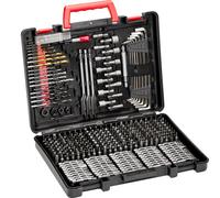 SucceBuy Jeu de 318 forets, embouts de perçage et de vissage pour le bois, le métal et le ciment, jeu combiné d'embouts de vissage, assortis dans un sac de transport bien structuré