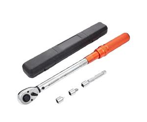SucceBuy jeu de clés dynamométriques ynamométrique à clic d'entraînement double direction réglable mécanique double gamme balances Kit de ynamométrique 25-250 pi-lb