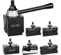 SucceBuy Jeu de porte-outils à changement rapide, 6 pièces, porte-outils de tour pour mini-tour 10"-15