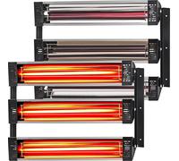SucceBuy Lampe chauffante infrarouge pour cabines de peinture, 2 sets, 3000 W, pour la peinture, séchage fiable et efficace pour vos projets