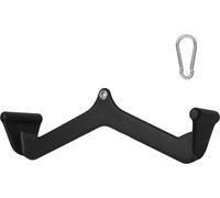 SucceBuy LAT pulldown, barre en V à ramer pour machines de traction à câble, barre pulldown pour triceps, musculation pour le dos avec poignée revêtue de caoutchouc, barre curl pour biceps
