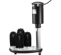 SucceBuy Lave-verres électrique professionnel de, Lave-verres à 5 brosses, capacité de lavage de 1200 tasses/heure, idéal pour les flûtes à champagne, les chopes de bière, les gobelets dans les bars e