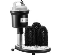 SucceBuy Lave-verres électrique professionnel de, machine à laver 5 brosses, 1200 tasses/heure, pour verres à vin, chopes à bière, gobelets, idéal pour les bars et les cafés