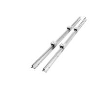 SucceBuy Lot de 2 rails de guidage linéaires SBR12 SBR16 SBR20 SBR25 800-2200 mm et 4 blocs de roulement UU for fraiseuses et pièces CNC(SBR25 1200MM)