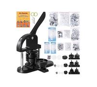 SucceBuy Machine à Badges de 2,5/3,2/5,8cm en Plastique Résistant Poignée Ergonomique