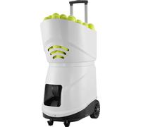 SucceBuy Machine à balles de tennis, lanceur de balles de tennis automatique portable, lanceur d'exercices pour 150 balles, entraînement au tennis, 5 moteurs, exercices multi-modes