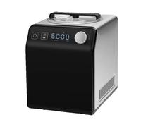 SucceBuy Machine à crème glacée automatique verticale avec compresseur intégré 2 litres sans pré-congélation Machine à yaourt aux fruits 4 Modes 2QT