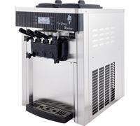 SucceBuy Machine à glace soft 2200 W, plan de travail commercial, 5,3 - 7,4 gallons/heure, pour restaurants, bars, cafés, boulangeries