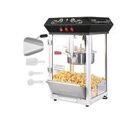 SucceBuy Machine à Pop-corn Electrique de Comptoir 850W 0,227kg 48 Tasses 4 Cuillères