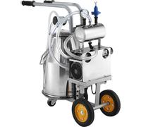SucceBuy Machine à traire électrique pour vaches, 25 l, équipement de traite en acier inoxydable 304 - Solution de collecte du lait efficace et hygiénique pour votre ferme