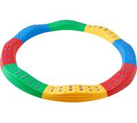 SucceBuy Marchepied à poutre d'équilibre 8 pièces pour jeunes enfants, surface structurée antidérapante et patins en caoutchouc, jouet Montessori pour enfants de 2 à 6 ans, développe la coordination e