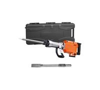 SucceBuy Marteau De Démolition 2200W Avec 2 Burins Remplaçables Poignée Rotative 360°