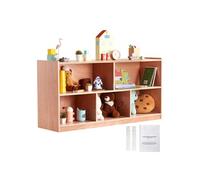 SucceBuy Meuble de Rangement 2 Niveaux 5 Cases Pour Maison Salle de arderie Ecole