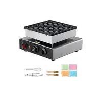 SucceBuy Mini Crêpière Electrique PC-25 1800W 25 gaufres Acier inoxydable