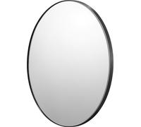 SucceBuy Miroir de maquillage à montage mural - 30 pouces, 0,15 pouces d'épaisseur, cadre en alliage d'aluminium, film antidéflagrant, résistant aux rayures, pour différentes pièces