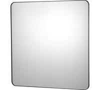 SucceBuy miroir de maquillage à montage mural, 91,4 x 91,4 cm, 0,4 cm d'épaisseur, avec cadre en alliage d'aluminium et film antidéflagrant, résistant aux rayures, pour salle de bain/lit/séjour