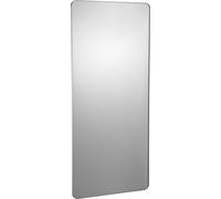 SucceBuy Miroir de maquillage mural, 0,15 pouce d'épaisseur, 32 x 72 pouces, avec cadre en alliage d'aluminium et film antidéflagrant, résistant aux rayures, support en forme de Z, pour salle de bain/
