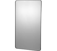 SucceBuy Miroir de maquillage mural, 0,15 pouce d'épaisseur, grand miroir de 30 x 48 pouces avec cadre en alliage d'aluminium et film antidéflagrant