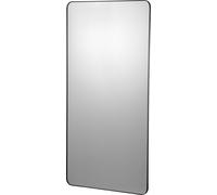 SucceBuy miroir de maquillage mural, 71,1 x 152,4 cm, verre épais de 0,4 cm, cadre en alliage d'aluminium, film antidéflagrant, résistant aux rayures, avec support en forme de Z pour salle de bain, ch