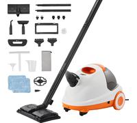 SucceBuy Nettoyeur à vapeur, réservoir de 250 ml, 23 accessoires, nettoyeur à vapeur multi-usages pour joints, carrelage, sols, appareils ménagers, maison et voiture, poignée portable