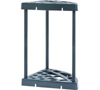 SucceBuy Organisateur d'outils de jardin, 19 compartiments, étagère tour pour outils de jardin à ranger dans le garage, pour outils à long manche/râteaux/balais/pelles, support en PP pour la cour, la