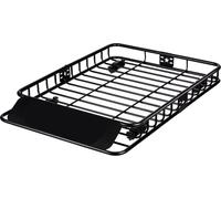 SucceBuy Panier de chargement pour galerie de toit, 117,5 x 91,5 x 11,4 cm, galerie de toit haute performance, capacité de 90,7 kg, porte-bagages universel pour SUV, camion, véhicule