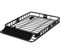 SucceBuy Panier de chargement pour galerie de toit, 130,5 x 91,5 x 12,7 cm, sac de fret étanche de 15 pieds cubes, capacité de charge de 90 kg, support universel pour SUV et camions