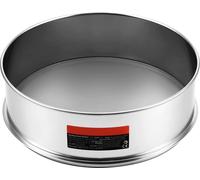 SucceBuy Passoire à farine, maille fine, 80 mesh, acier inoxydable 304, qualité alimentaire, 31,8 cm de diamètre, passoire à mailles fines pour la pâtisserie, 5 tailles de mailles pour haricots mungo,