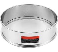 SucceBuy Passoire à farine, mailles fines, 12 mailles, acier inoxydable 304, qualité alimentaire, diamètre 31,8 cm, passoire à mailles fines pour la pâtisserie, 5 tailles de mailles pour les haricots