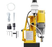 SucceBuy Perceuse magnétique-1400W, 2922 lbf Presse à percer Mag, 2 en perçage, 0 - 750 tr/min