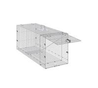 SucceBuy Piège à Animaux Vivants 127x50,8x66cm Sans Cruauté Pour Tatous Chats Errants
