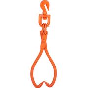 SucceBuy Pince à bois de 18 pouces avec 2 griffes, outil de levage de bois robuste en acier pour tirer, porter et manipuler, capacité de charge 350 kg
