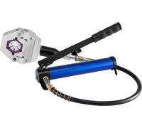 SucceBuy Pince à sertir divisible pour tuyaux hydrauliques, pompe manuelle, 7 matrices pour la réparation des climatiseurs et des tuyaux de voiture, métal durable