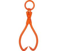 SucceBuy Pince de débardage 18 pouces, charge lourde 772 lbs/350 kg Pince de levage de bois à 2 griffes en acier, pour soulever, manipuler, tirer et porter des grumes