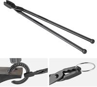 SucceBuy Pince de forgeage de 18 pouces avec mâchoire de loup, pince de forgeage en acier au carbone avec rivets en acier A3, idéale pour les fers à cheval, les formes courbes, les pièces forgées en b