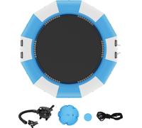 SucceBuy Plateforme flottante gonflable pour trampoline aquatique 13ft - Saute et joue dans la piscine ou le lac. Ce jouet gonflable offre aux enfants et aux adultes une expérience passionnante et amu