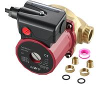 SucceBuy Pompe de circulation d'eau chaude 0,6 pouces 220 V 5,3 GPM 90 W Pompe à eau 0,8 A pour lave-linge de douche automatique pour usage domestique