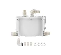 SucceBuy Pompe de Macération Evier Cuisine Sous-sol 500W 110L/min 8m Blanc FLO500-DE Pro