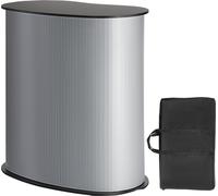 SucceBuy Portable Tradeshow Podium Table, 35,43 "x 19,29" x 37,01", stand de comptoir d'affichage pliable avec sac de transport, comptoir de promotion durable et stable pour les expositions, la vente