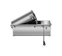 SucceBuy Poussoir à Saucisse Horizontal 5L Acier Inoxydable 5 Buses
