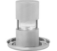SucceBuy Presse à boules de glace, 6,1 cm Eisballmaker, kit de pressage de boules de glace en alliage d'aluminium avec pince et égouttoir, pour whisky, bourbon, cocktail, argent