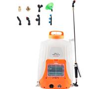 SucceBuy Pulvérisateur à dos à batterie, réservoir de 4 gallons, pression réglable de 0 à 90 PSI, pour le jardin et l'extérieur