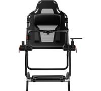 SucceBuy Racing Wheel Stand, pliable pour Logitech G923/G920/G29, angles du volant et des pédales réglables, cockpit de simulateur de conduite portable en acier - Thrustmaster T248P, Fanatec, Hori, Co