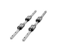 SucceBuy Rail de Guidage Linéaire HGR20 60cm Haute précision Aucune Déviation 2 Pièces